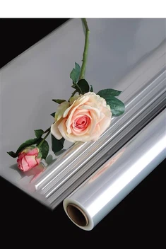 Gegnsætt blómaumbúðafilma